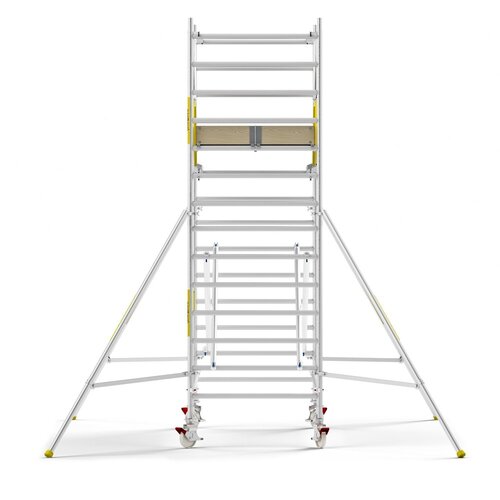 Panthera PRO 135x305 5,2m werkhoogte met dubbele voorloopleuning carbon vloer