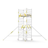 Panthera PRO 135x185 6,2m werkhoogte met dubbele voorloopleuning carbon vloer