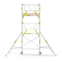 Panthera PRO 135x185 6,2m werkhoogte met dubbele voorloopleuning carbon vloer