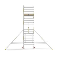 Panthera PRO 135x185 6,2m werkhoogte met dubbele voorloopleuning carbon vloer