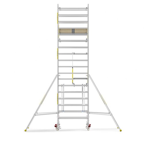 Panthera PRO 135x245 6,2m werkhoogte met dubbele voorloopleuning carbon vloer