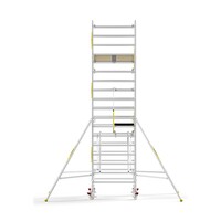 Panthera PRO 135x305 6,2m werkhoogte met dubbele voorloopleuning carbon vloer