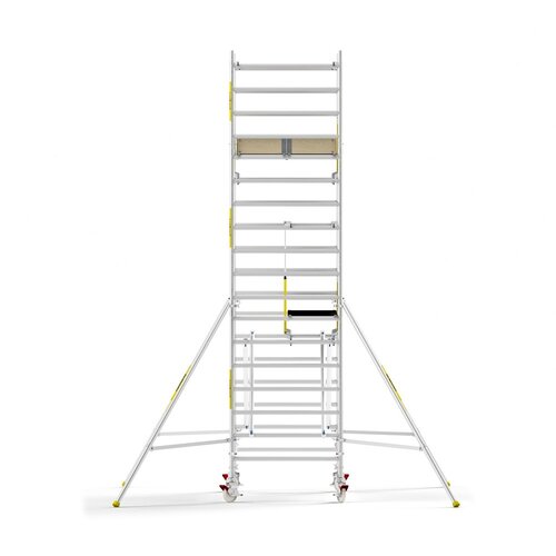 Panthera PRO 135x305 6,2m werkhoogte met dubbele voorloopleuning carbon vloer