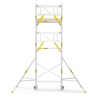 Panthera PRO 135x185 7,2m werkhoogte met dubbele voorloopleuning carbon vloer