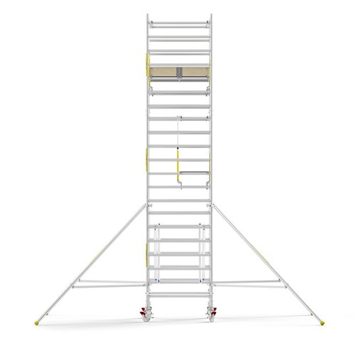 Panthera PRO 135x185 7,2m werkhoogte met dubbele voorloopleuning carbon vloer