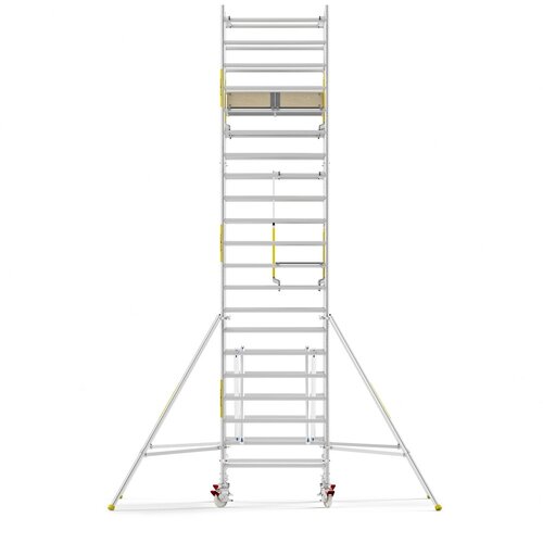 Panthera PRO 135x245 7,2m werkhoogte met dubbele voorloopleuning carbon vloer