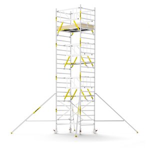 Panthera PRO 135x185 8,2m werkhoogte met dubbele voorloopleuning carbon vloer