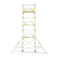 Panthera PRO 135x185 8,2m werkhoogte met dubbele voorloopleuning carbon vloer