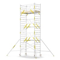 Panthera PRO 135x245 8,2m werkhoogte met dubbele voorloopleuning carbon vloer