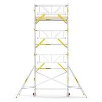 Panthera PRO 135x245 8,2m werkhoogte met dubbele voorloopleuning carbon vloer