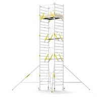 Panthera PRO 135x185 9,2m werkhoogte met dubbele voorloopleuning carbon vloer