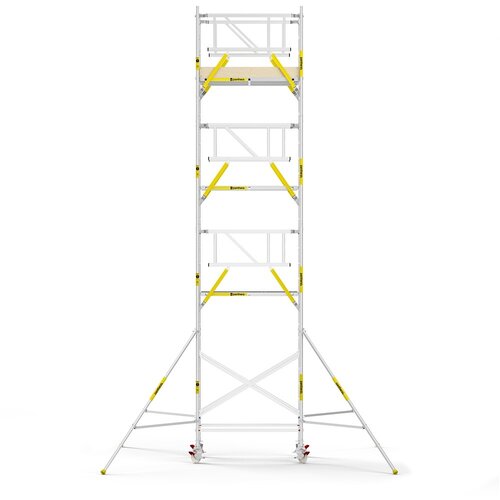 Panthera PRO 135x185 9,2m werkhoogte met dubbele voorloopleuning carbon vloer