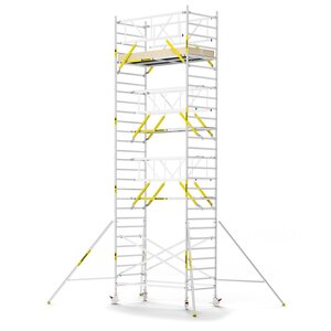 Panthera PRO 135x245 9,2m werkhoogte met dubbele voorloopleuning carbon vloer