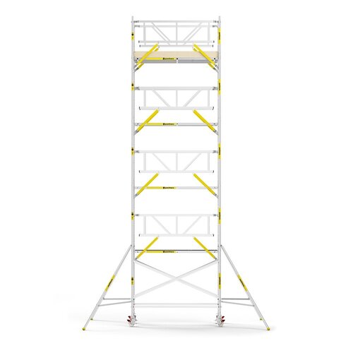 Panthera PRO 135x245 10,2m werkhoogte met dubbele voorloopleuning carbon vloer