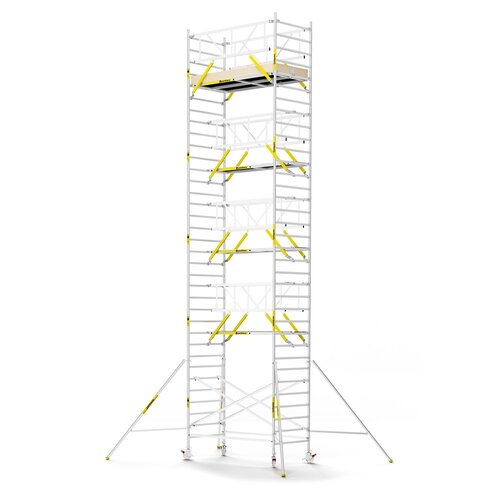 Panthera PRO 135x245 11,2m werkhoogte met dubbele voorloopleuning carbon vloer