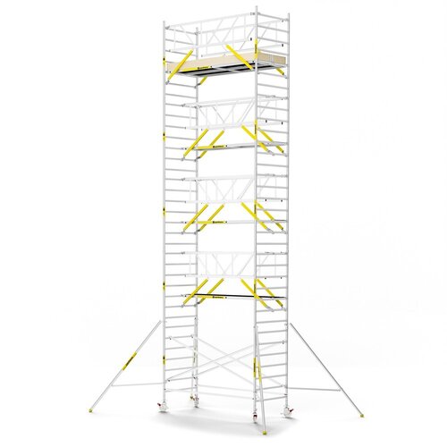 Panthera PRO 135x305 11,2m werkhoogte met dubbele voorloopleuning carbon vloer