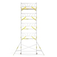 Panthera PRO 135x305 11,2m werkhoogte met dubbele voorloopleuning carbon vloer