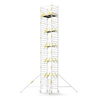 Panthera PRO 135x185 12,2m werkhoogte met dubbele voorloopleuning carbon vloer