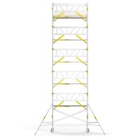 Panthera PRO 135x305 12,2m werkhoogte met dubbele voorloopleuning carbon vloer