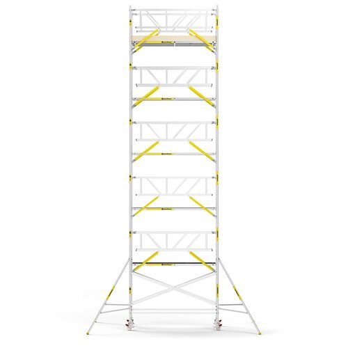 Panthera PRO 135x305 12,2m werkhoogte met dubbele voorloopleuning carbon vloer