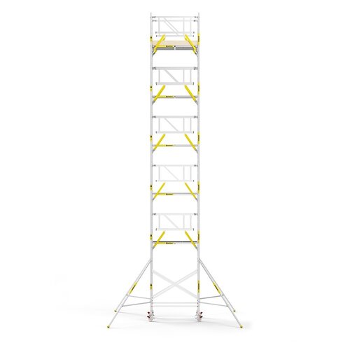 Panthera PRO 135x185 13,2m werkhoogte met dubbele voorloopleuning carbon vloer