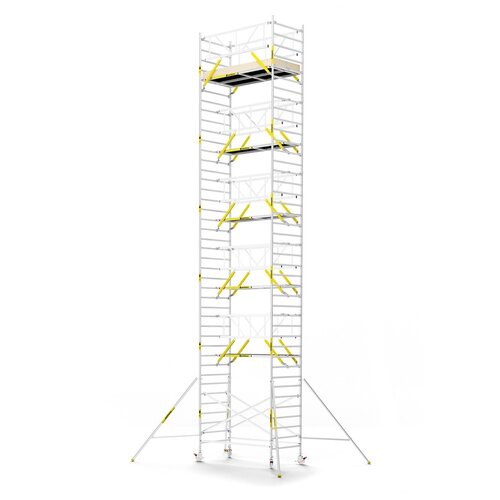 Panthera PRO 135x245 13,2m werkhoogte met dubbele voorloopleuning carbon vloer