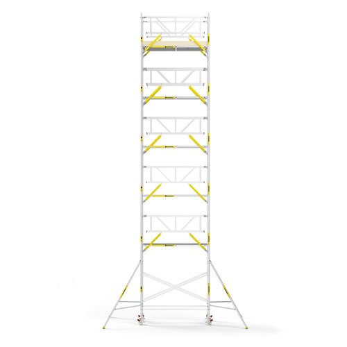 Panthera PRO 135x245 13,2m werkhoogte met dubbele voorloopleuning carbon vloer