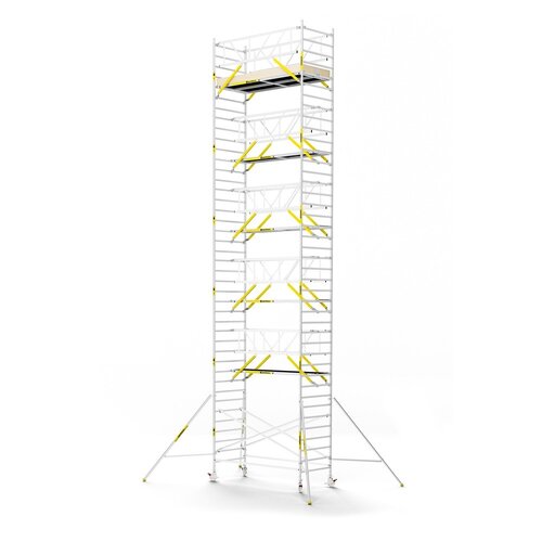 Panthera PRO 135x305 13,2m werkhoogte met dubbele voorloopleuning carbon vloer