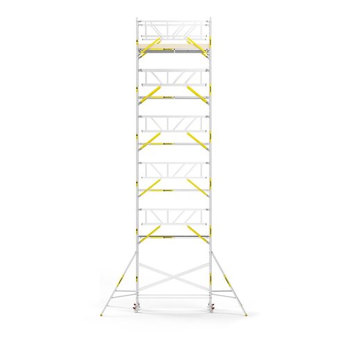 Panthera PRO 135x305 13,2m werkhoogte met dubbele voorloopleuning carbon vloer