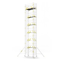 Panthera PRO 135x245 14,2m werkhoogte met dubbele voorloopleuning carbon vloer