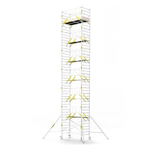 Panthera PRO 135x245 14,2m werkhoogte met dubbele voorloopleuning carbon vloer