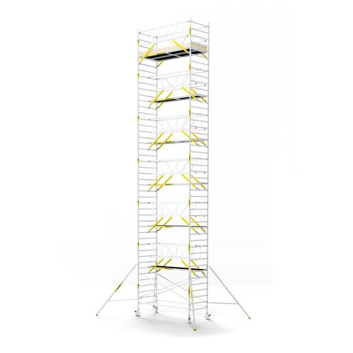 Panthera PRO 135x305 14,2m werkhoogte met dubbele voorloopleuning carbon vloer