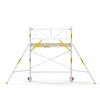 Panthera PRO 90x245 4,2m werkhoogte met enkele voorloopleuning carbon vloer