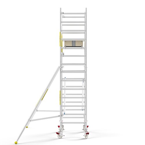 Panthera PRO 90x185 5,2m werkhoogte met enkele voorloopleuning carbon vloer