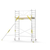 Panthera PRO 90x305 5,2m werkhoogte met enkele voorloopleuning carbon vloer