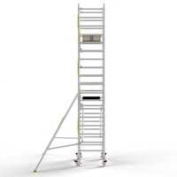 Panthera PRO 90x185 6,2m werkhoogte met enkele voorloopleuning carbon vloer