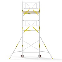 Panthera PRO 90x185 7,2m werkhoogte met enkele voorloopleuning carbon vloer