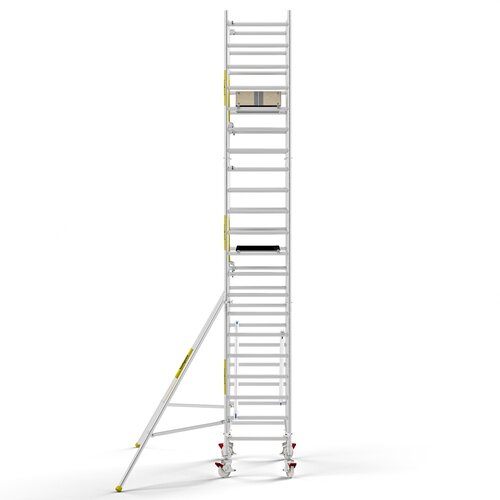 Panthera PRO 90x185 7,2m werkhoogte met enkele voorloopleuning carbon vloer