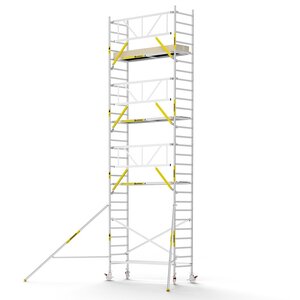 Panthera PRO 90x245 9,2m werkhoogte met enkele voorloopleuning carbon vloer