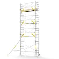 Panthera PRO 90x305 9,2m werkhoogte met enkele voorloopleuning carbon vloer