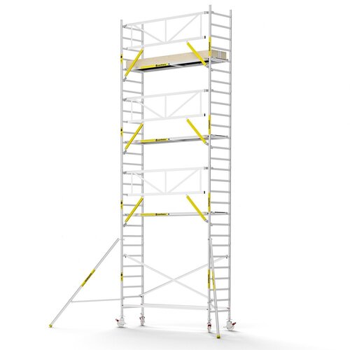 Panthera PRO 90x305 9,2m werkhoogte met enkele voorloopleuning carbon vloer