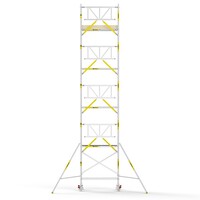 Panthera PRO 90x185 10,2m werkhoogte met enkele voorloopleuning carbon vloer