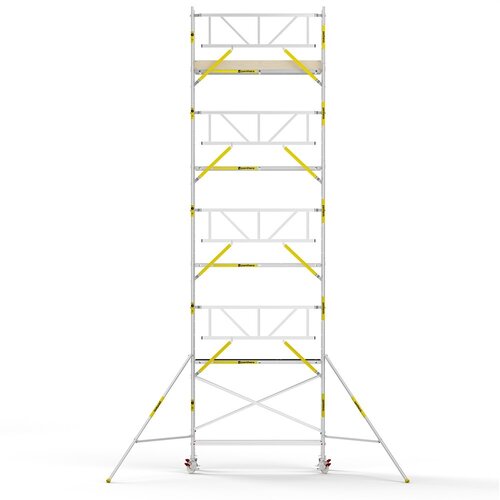 Panthera PRO 90x245 10,2m werkhoogte met enkele voorloopleuning carbon vloer