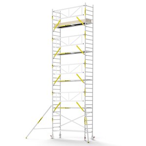 Panthera PRO 90x305 10,2m werkhoogte met enkele voorloopleuning carbon vloer