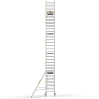 Panthera PRO 90x305 10,2m werkhoogte met enkele voorloopleuning carbon vloer