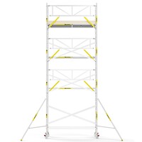 Panthera PRO 135x305 9,2m werkhoogte met enkele voorloopleuning carbon vloer