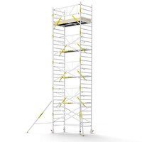 Panthera PRO 135x245 10,2m werkhoogte met enkele voorloopleuning carbon vloer