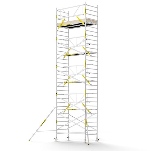 Panthera PRO 135x245 10,2m werkhoogte met enkele voorloopleuning carbon vloer