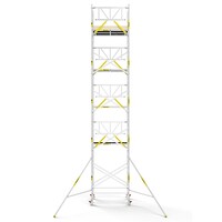 Panthera PRO 135x185 11,2m werkhoogte met enkele voorloopleuning carbon vloer