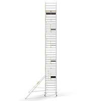 Panthera PRO 135x185 12,2m werkhoogte met enkele voorloopleuning carbon vloer